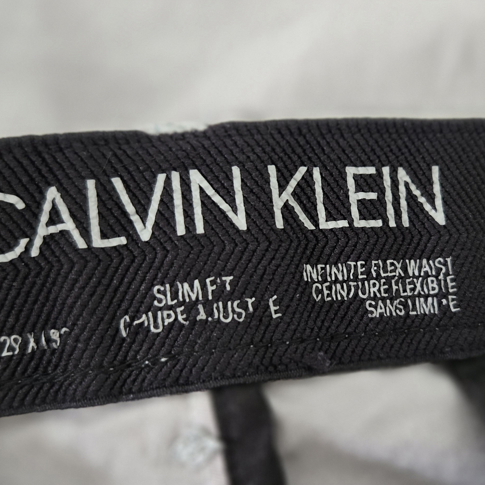 Calvin Klein Men's Light Gray Chinos - Picture 4 of 6